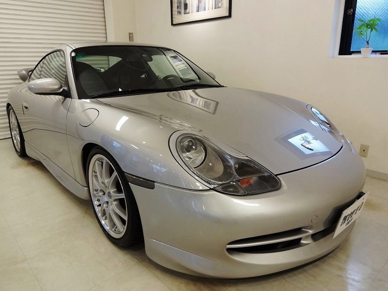 ポルシェ911(996)GT3純正 7.5J-18+50，10J-18+65 pcd130/5H 225/40ZR18・265/35ZR18 タイヤ付き4本セット 車輌詳細画面 ＰＯＲＳＣＨＥ ９９６ 911 GT3 STREET