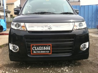 ワゴンRスティングレー MH23S メッキ フォグ ライト ランプ カバー A FOG－COV－201 BRIGHTZ ワゴンＲスティングレー MH23S メッキフォグライトカバー